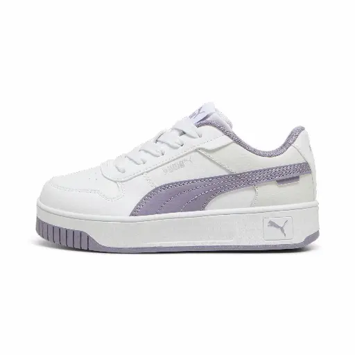 PUMA Carina Street sneakers voor Dames, Wit/Zilver