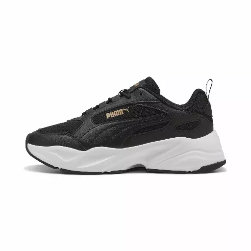 PUMA Cassia 2.0 sneakers voor Dames, Zwart/Wit/Goud