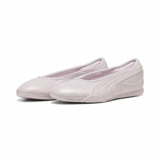 PUMA Catch Soleil ballerinasneakers voor Dames, Roze/Wit
