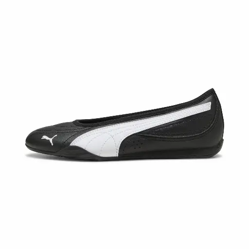 PUMA Catch Soleil ballerinasneakers voor Dames, Zwart/Wit