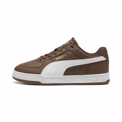 PUMA Caven III uniseks sneakers, Wit/Goud/Bruin