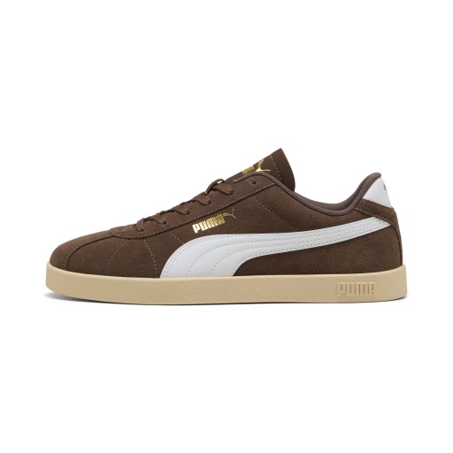 PUMA Club II Suede unisex sneakers, Wit/Goud/Brons