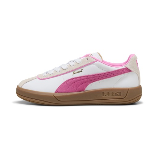 PUMA Club Klassika sneakers voor Dames, Roze/Grijs/Wit