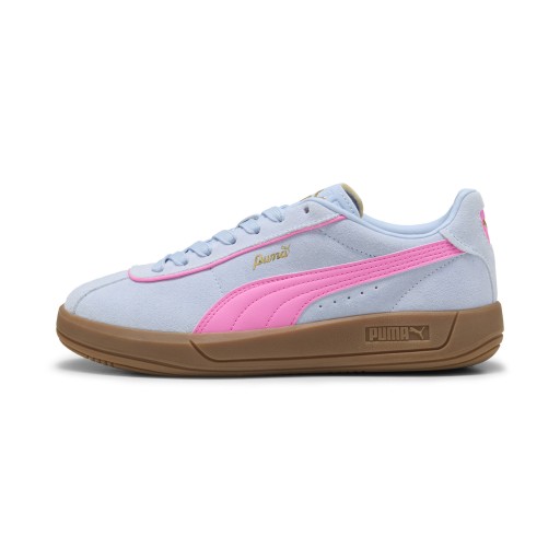 PUMA Club Klassika Suede sneakers voor Dames, Roze/Goud