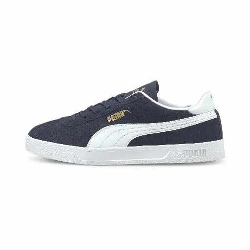PUMA Club sportschoenen, Blauw/Wit/Goud