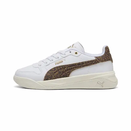 PUMA Court Bae Feline sneakers voor Dames, Wit/Goud