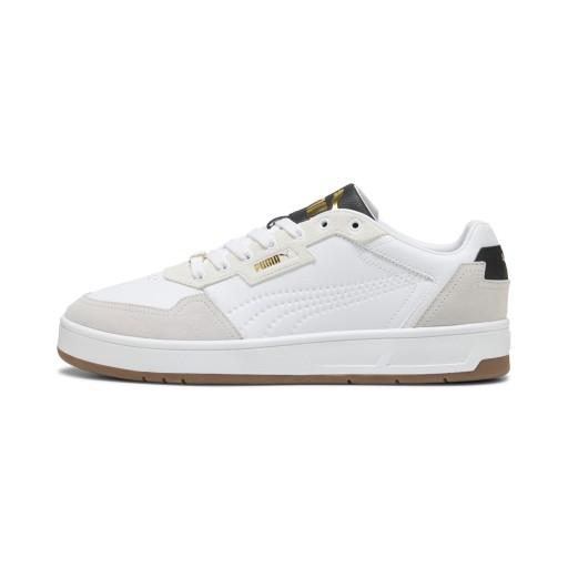 PUMA Court Classic Lux SD sneakers uniseks, Zwart/Grijs/Wit