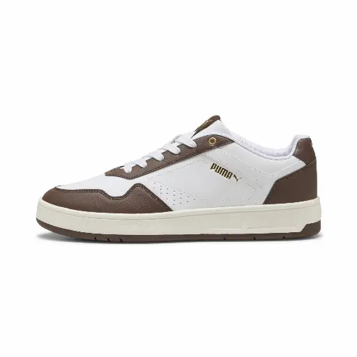 PUMA Court Classic sneakers, Wit/Goud/Bruin