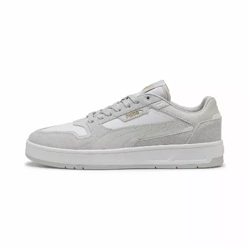PUMA Court Classic Suede sneakers uniseks, Grijs/Wit/Goud