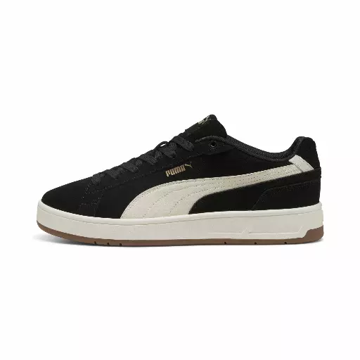 PUMA Court Classic Suede sneakers uniseks, Zwart/Goud