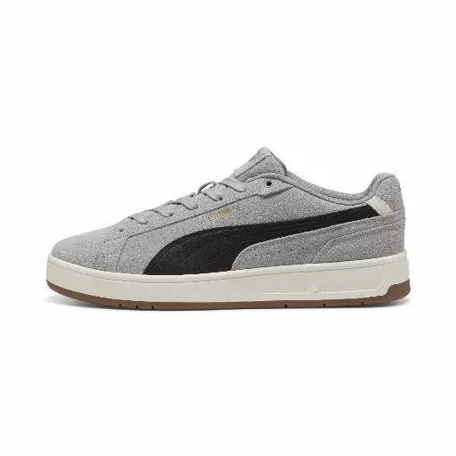 PUMA Court Classic Suede sneakers uniseks, Zwart/Grijs/Goud