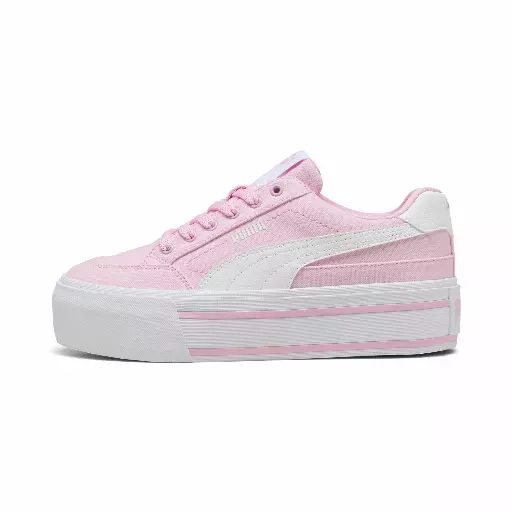 PUMA Court Classic Vulc sneakers voor Dames, Roze/Wit