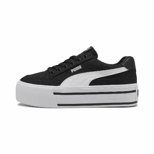PUMA Court Classic Vulc sneakers voor Dames, Zwart/Wit