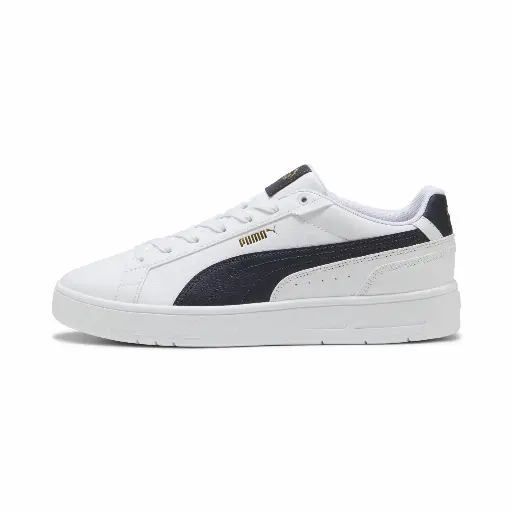 PUMA Court Classico sneakers unisex, Blauw/Wit/Goud