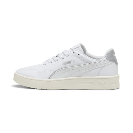 PUMA Court Lally Day Night sneakers voor Dames, Wit/Zilver