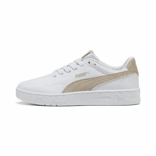PUMA Court Lally sneakers voor Dames, Wit/Bruin