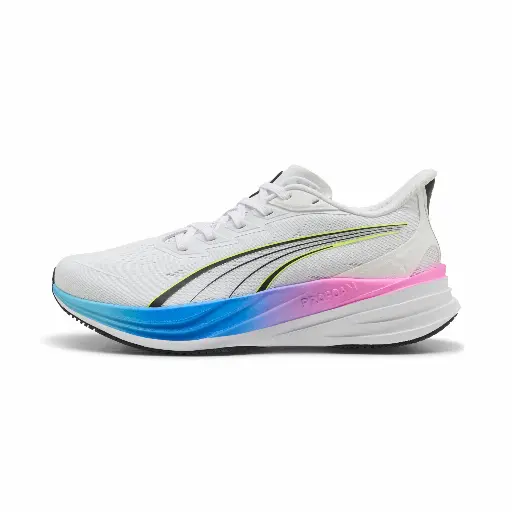 PUMA Darter Pro 2 uniseks hardloopschoenen, Groen/Zwart/Wit
