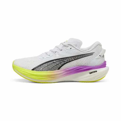 PUMA Deviate NITRO™ 3 hardloopschoenen voor Heren, Geel/Wit