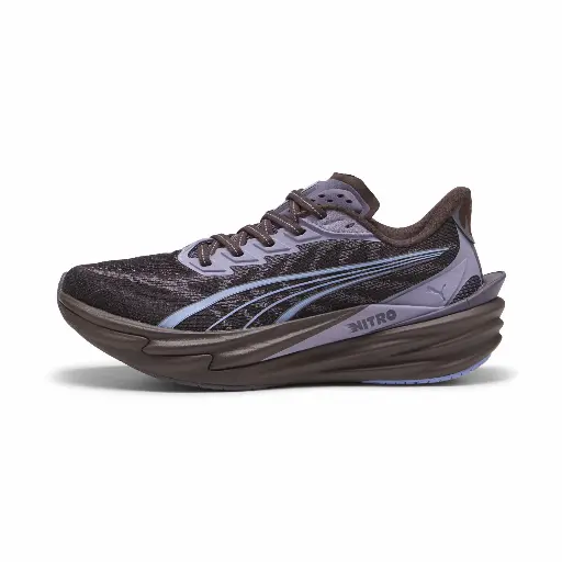 PUMA Deviate NITRO™ 4 hardloopschoenen voor Dames, Paars/Bruin