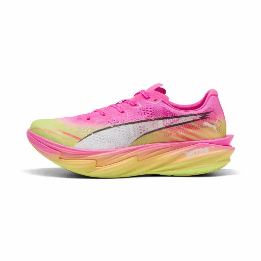 PUMA Deviate NITRO™ Elite 4 hardloopschoenen voor Heren, Roze/Geel
