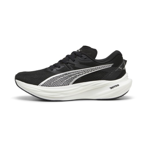 PUMA Deviate NITROâ¢ 3 hardloopschoenen voor Heren, Zwart/Wit