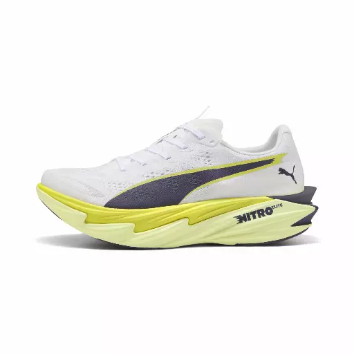PUMA Deviate NITROâ¢ Elite 4 hardloopschoenen voor Dames, Groen/Wit