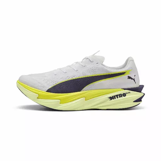 PUMA Deviate NITROâ¢ Elite 4 hardloopschoenen voor Heren, Groen/Wit