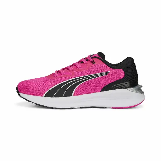 PUMA Electrify NITRO 2 hardloopschoenen voor Dames, Zwart/Zilver