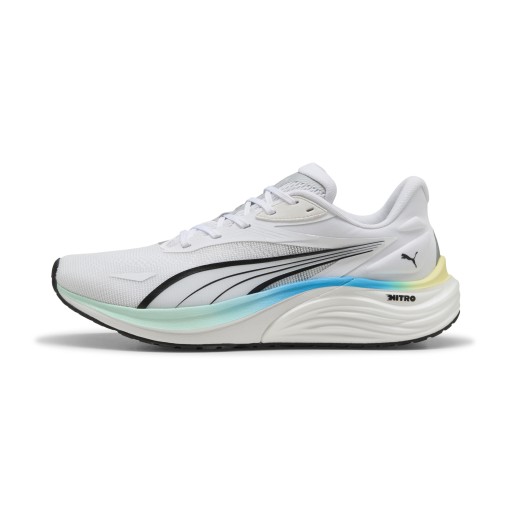 PUMA Electrify NITROâ¢ 4 hardloopschoenen voor Heren, Blauw/Wit