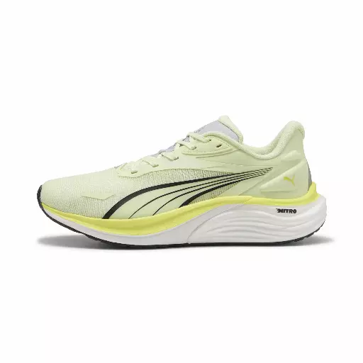 PUMA Electrify NITROâ¢ 4 hardloopschoenen voor Heren, Groen/Zwart
