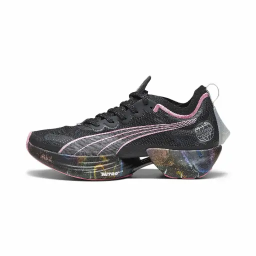 PUMA Fast-R NITRO Elite"Marathon Series"hardloopschoenen voor Dames, Zwart/Geel