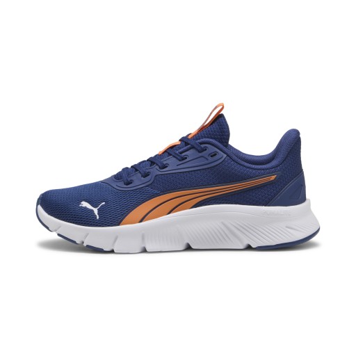 PUMA FlexFocus Lite Modern hardloopschoenen, Blauw/Wit/Oranje