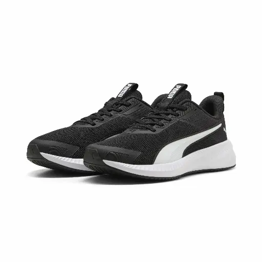 PUMA Flyer Lite 4 uniseks hardloopschoenen, Zwart/Wit