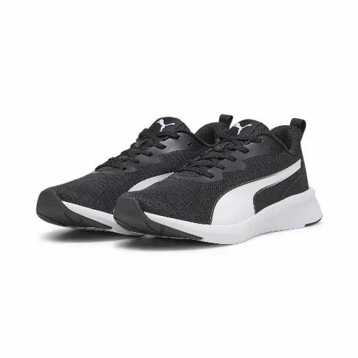 PUMA Flyer Lite hardloopschoenen, Zwart/Wit