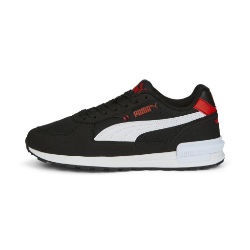 PUMA Graviton sneakers jongeren, Zwart/Rood/Wit