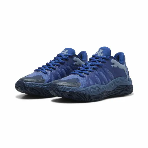 PUMA Hali 1 lage basketbalschoenen, Blauw