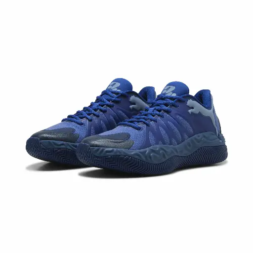 PUMA Hali 1 lage uniseks basketbalschoenen, Blauw