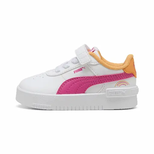PUMA Jola Colorful Rainbow sneakers voor Dames, Roze/Wit