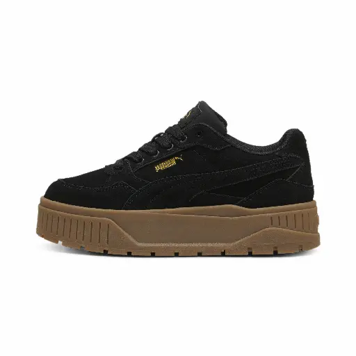 PUMA Karmen II Idol Suede sneakers voor Dames, Zwart/Goud