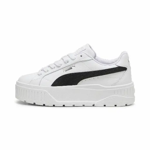PUMA Karmen II sneakers voor Dames, Zwart/Wit/Zilver