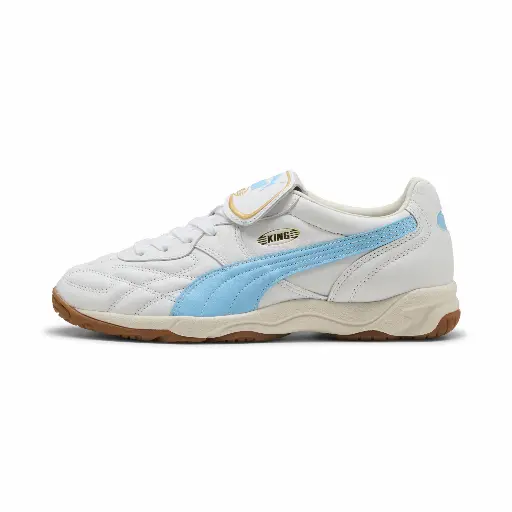 PUMA King Indoor sneakers unisex, Blauw/Wit