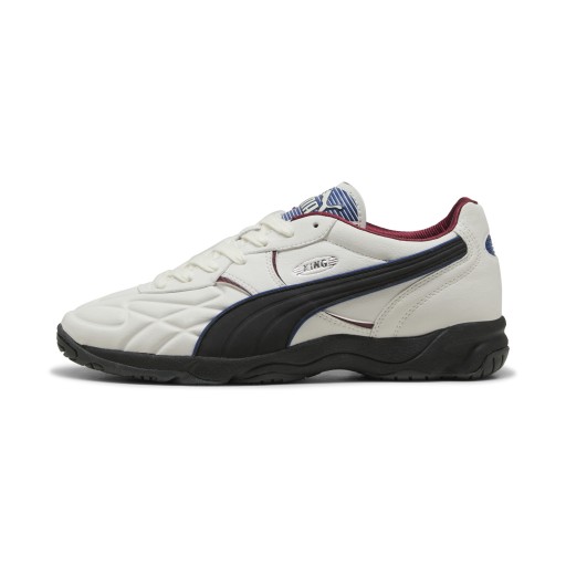 PUMA King Indoor Straatvoetbal 94 sneakers uniseks, Zwart/Grijs