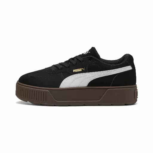 PUMA Lifora sneakers voor Dames, Zwart/Wit/Goud
