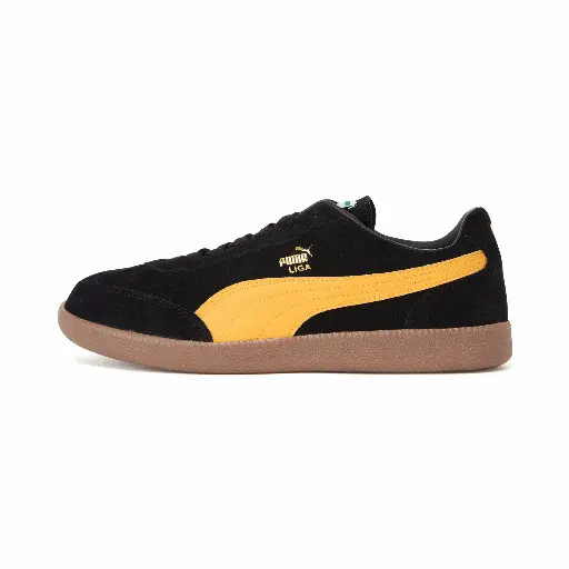 PUMA Liga Suede sneakers, Zwart/Geel/Goud