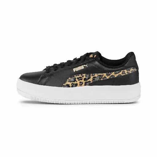 PUMA Lily Platform Leo sportschoenen voor Dames, Zwart