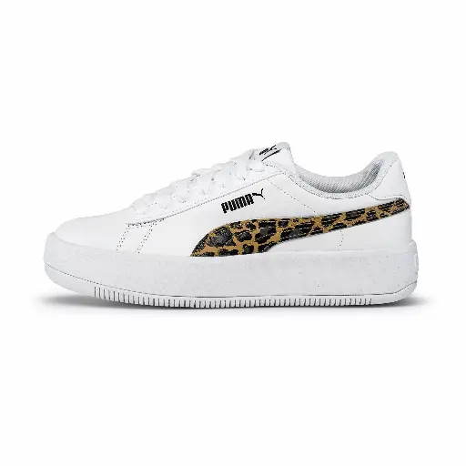 PUMA Lily Platform Leo sportschoenen voor Dames, Zwart/Wit