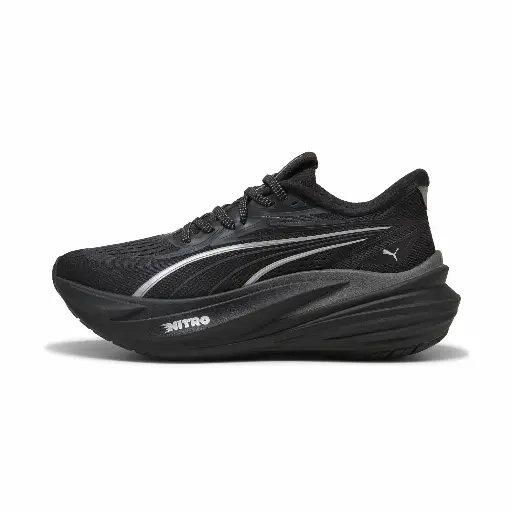 PUMA MagMax NITRO™ 2 Brightstride hardloopschoenen voor Dames, Zwart/Zilver