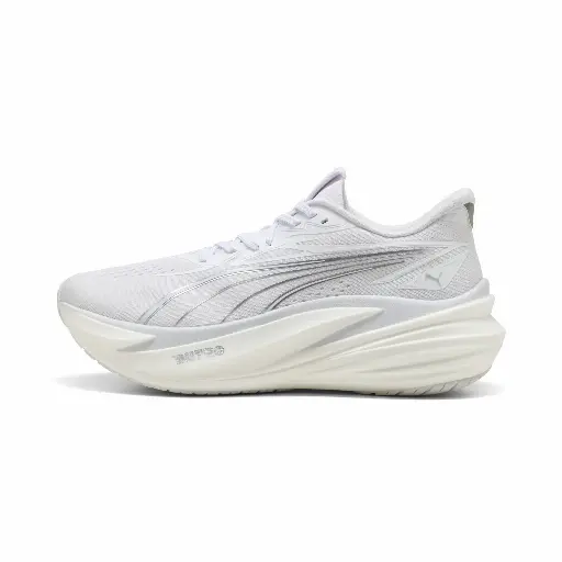 PUMA MagMax NITRO™ 2 hardloopschoenen voor Heren, Wit/Zilver