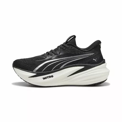 PUMA MagMax NITROâ¢ 2 hardloopschoenen voor Dames, Zwart/Wit