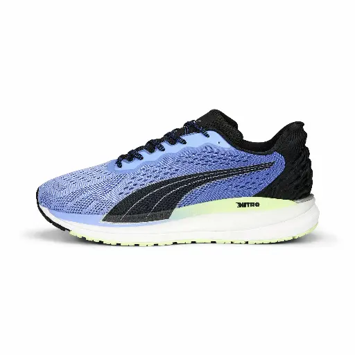 PUMA Magnify NITRO Surge hardloopschoenen voor Heren, Blauw/Groen/Paars